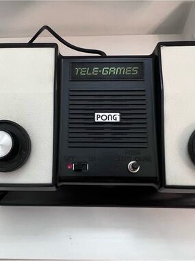 Sears Tele-Games home video game Pong console.
